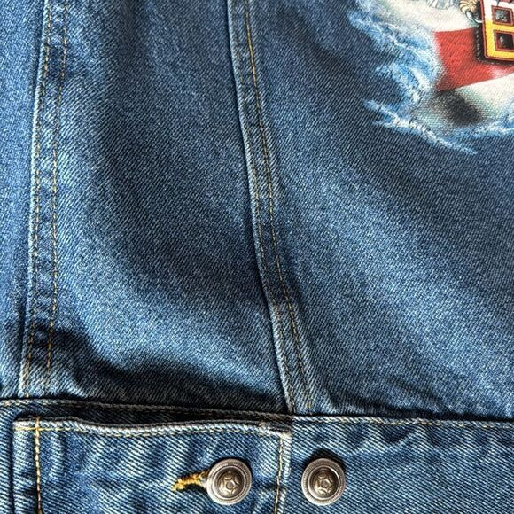 Denim BIKER Jacket - Picture 7 of 10